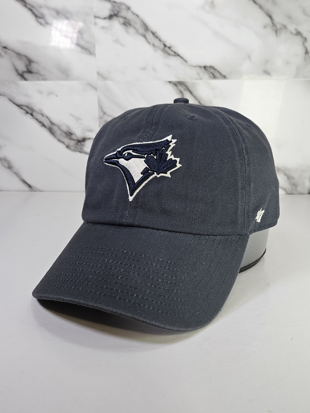 Blue Jays Toronto 47 Navy- Grey Baseball Hat with Embroidered